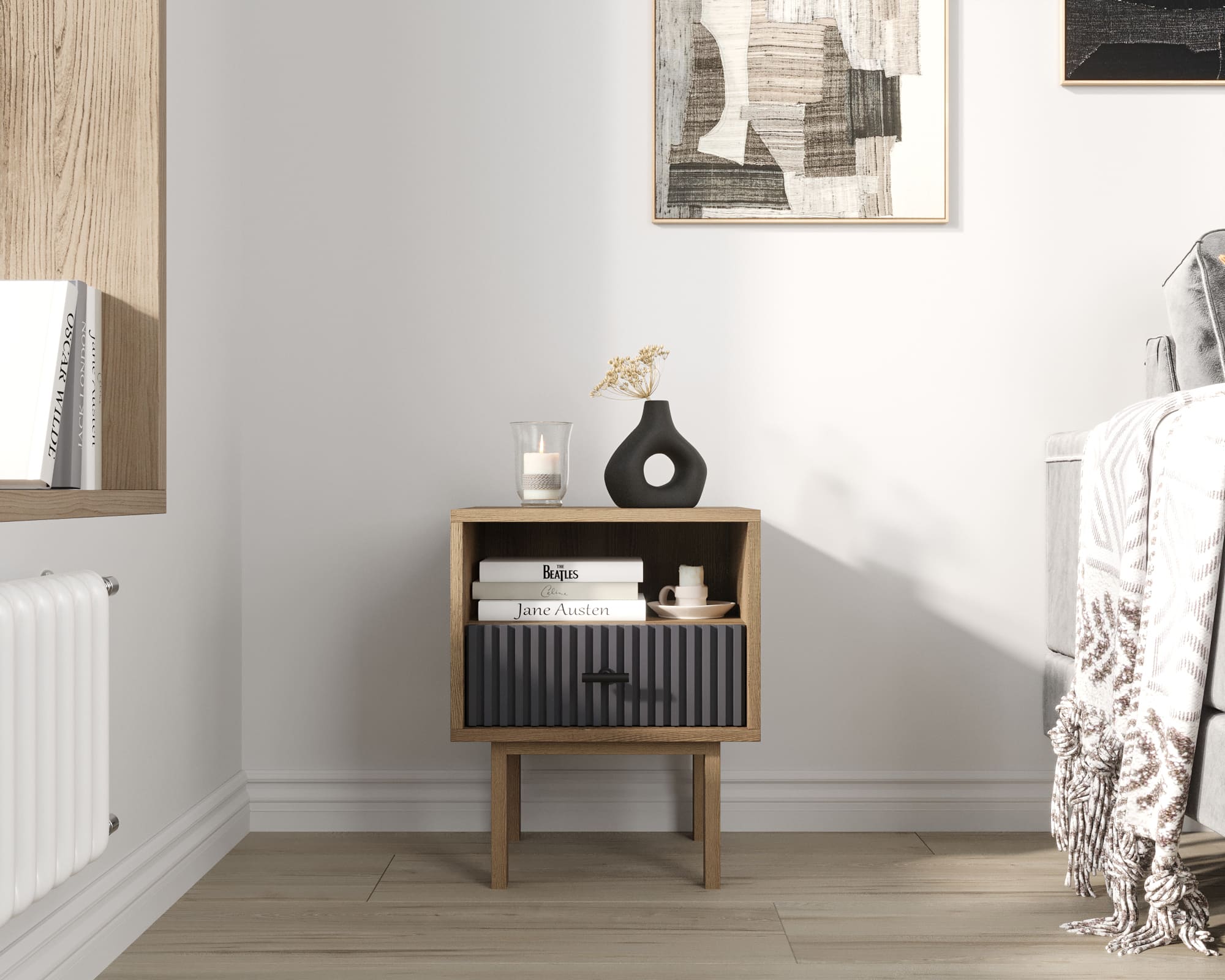 Тумбочка с нижним ящиком "Emerson" арт EM17/7024/L в интернет-магазине в Москве Тумбочка с нижним ящиком "Emerson" арт EM17/7024/L в интернет-магазине