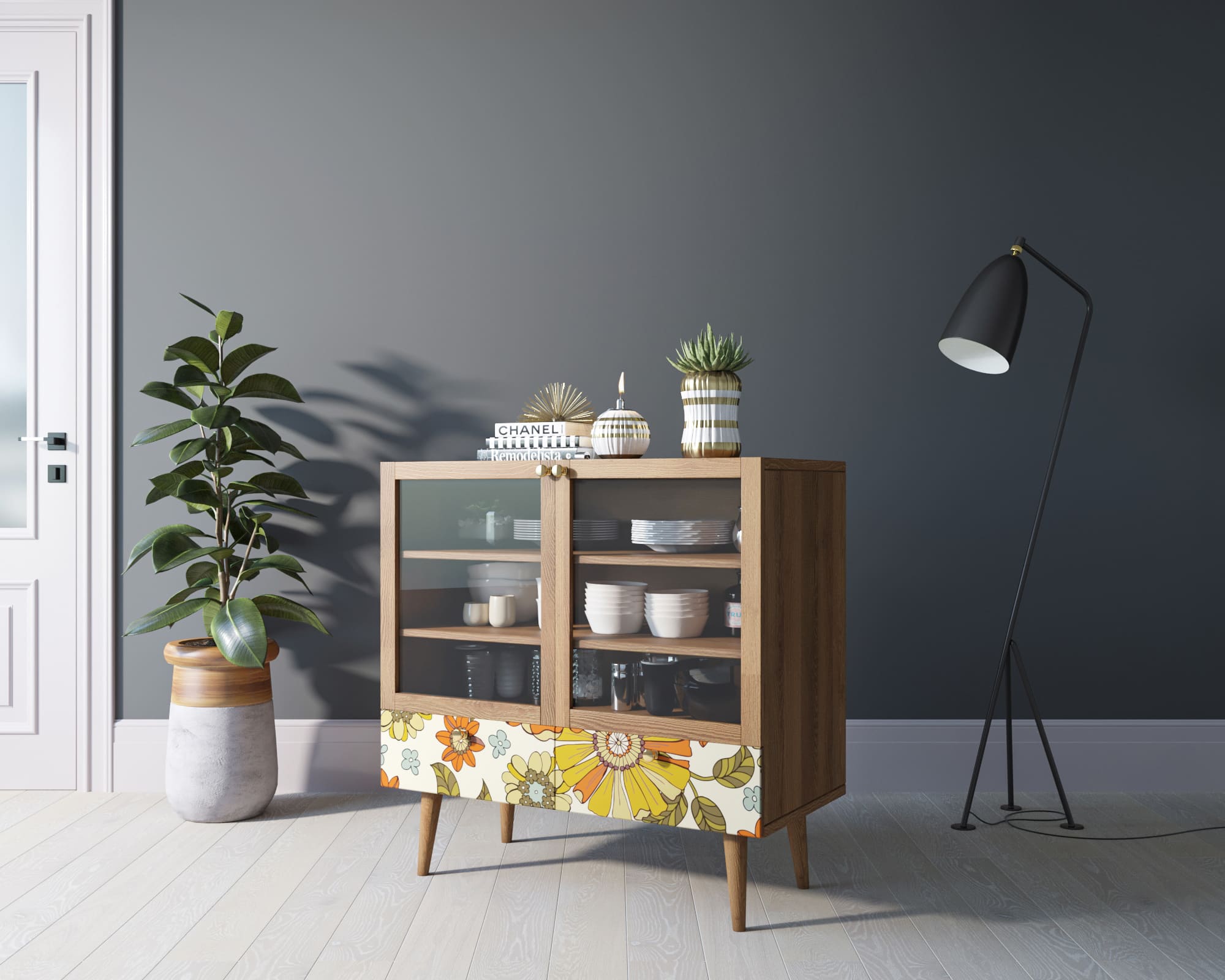 заказать Буфет низкий "Berber" принт 47 арт BB47/Print_47