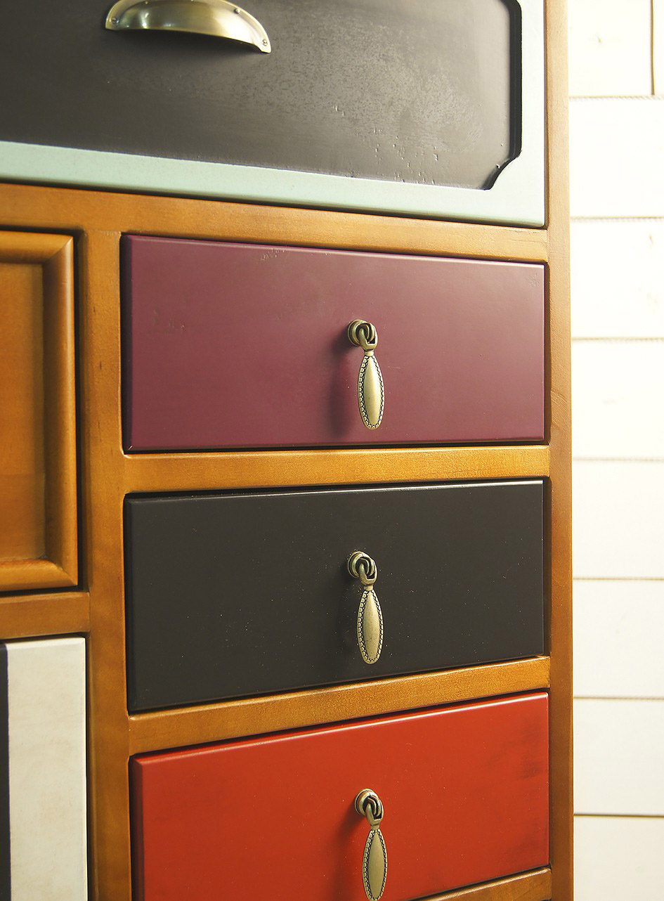 Комод «Gouache Birch» вертикальный арт M10535ETG/1 в интерьере