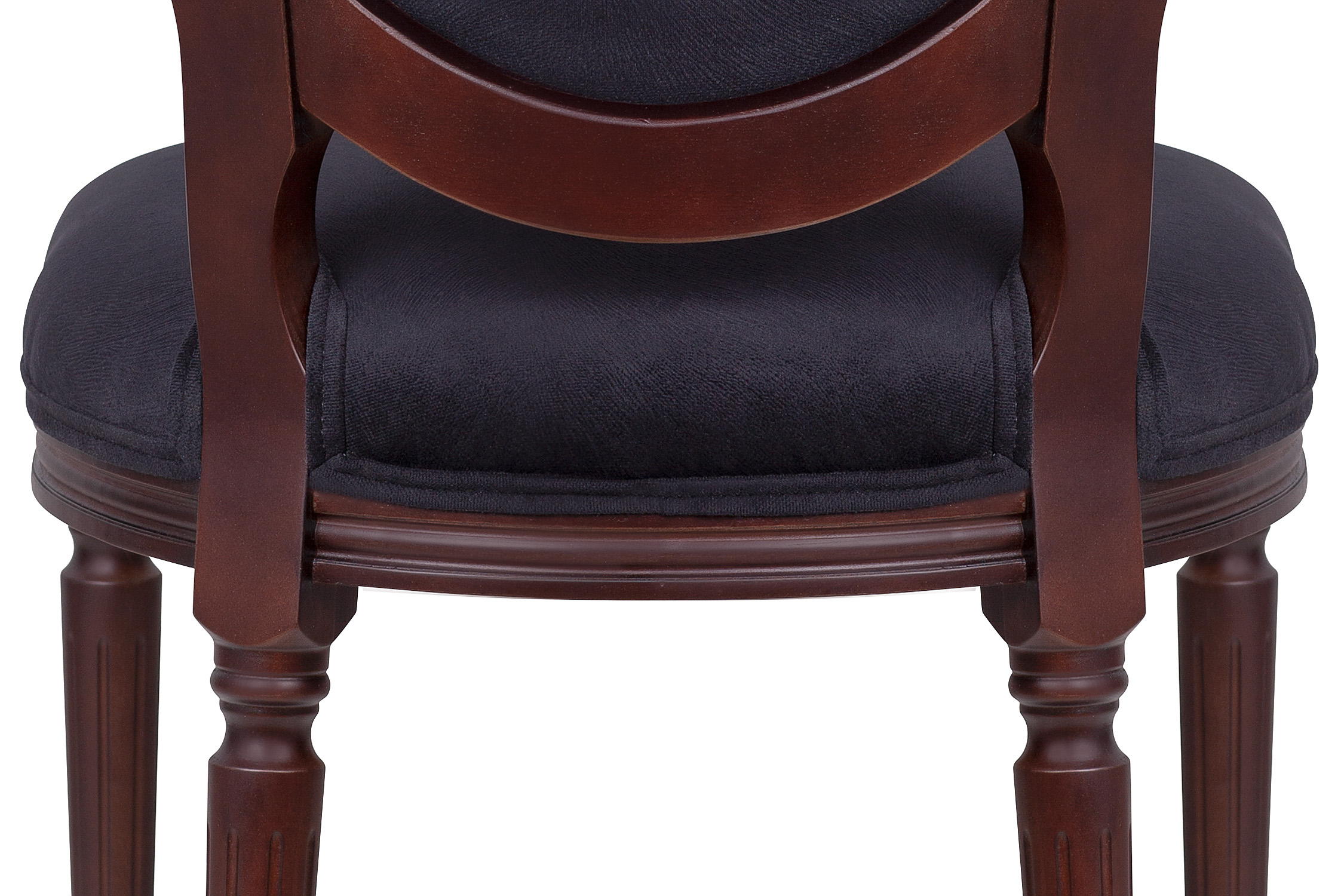 фото Дизайнерский обеденный стул Delo Kora Black в интерьере