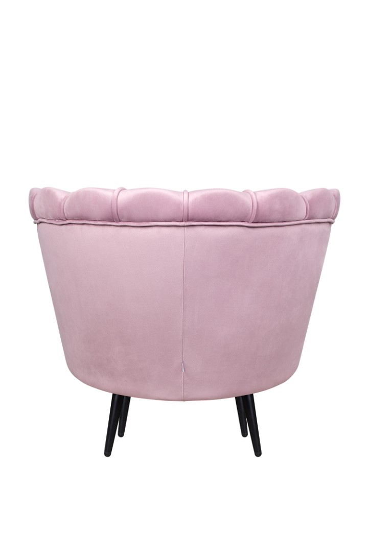 Кресло ракушка Pearl Pink на черных ножках в интернет-магазине в Москве Кресло ракушка Pearl Pink на черных ножках в интернет-магазине