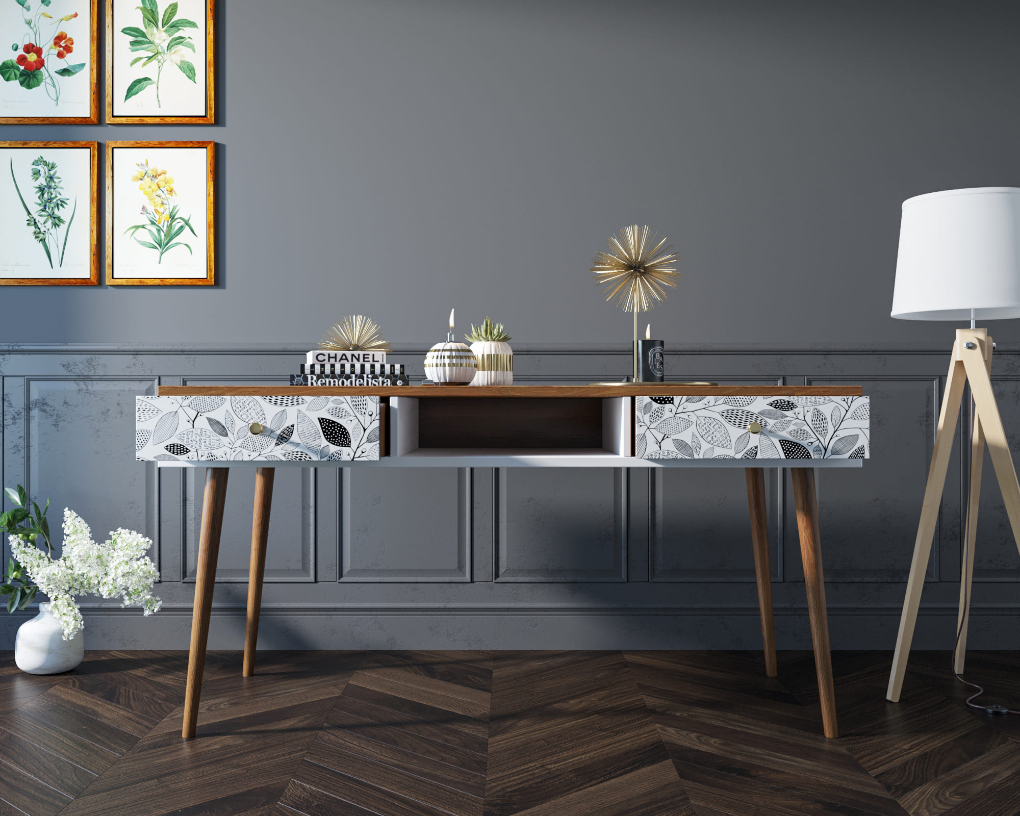 Стол рабочий "Berber" принт 9 арт BB18/Print_09 в интернет-магазине в Москве Стол рабочий "Berber" принт 9 арт BB18/Print_09 в интернет-магазине