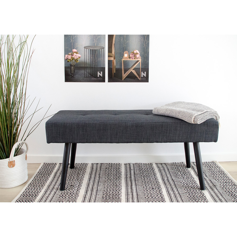 Банкетка SKIBY HOUSE NORDIC темно серая арт 1401001 в интернет-магазине в Москве Банкетка SKIBY HOUSE NORDIC темно серая арт 1401001 в интернет-магазине