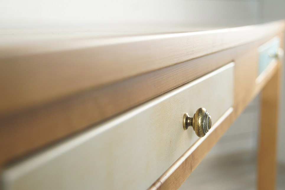 фото Стол "Aquarelle Birch" светлый арт RE-21ETG/2