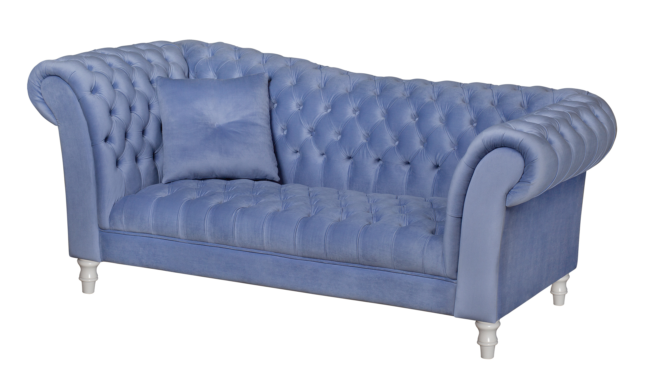 купить Двухместный диван Lina Blue-W синий в Москве купить Двухместный диван Lina Blue-W синий