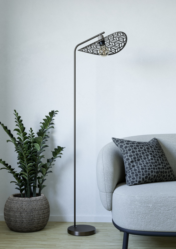 купить 44127 Торшер SWABY, 1X60W(E27), сталь, бронзовый