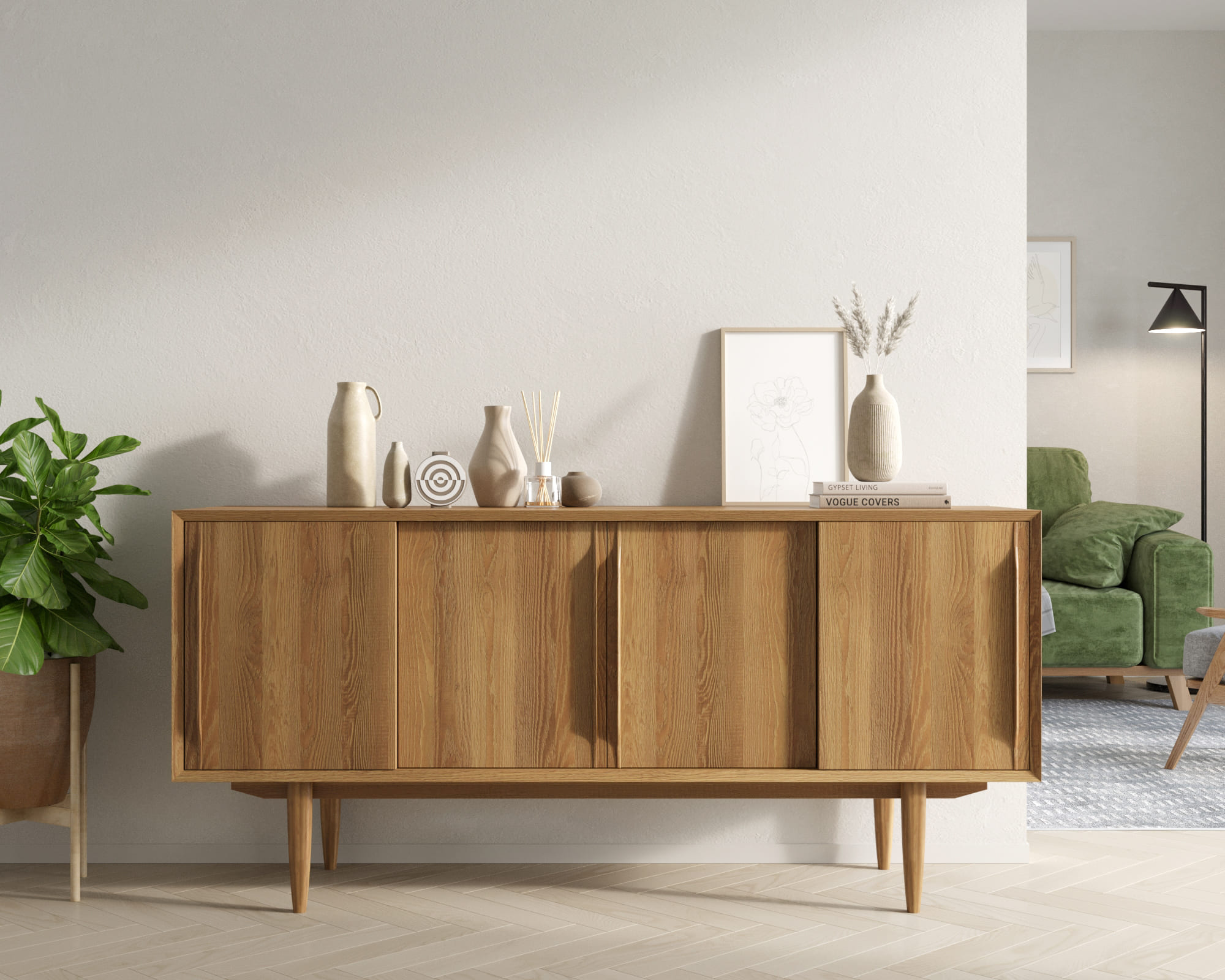 заказать Комод "Bruni" четыре дверки арт BR23