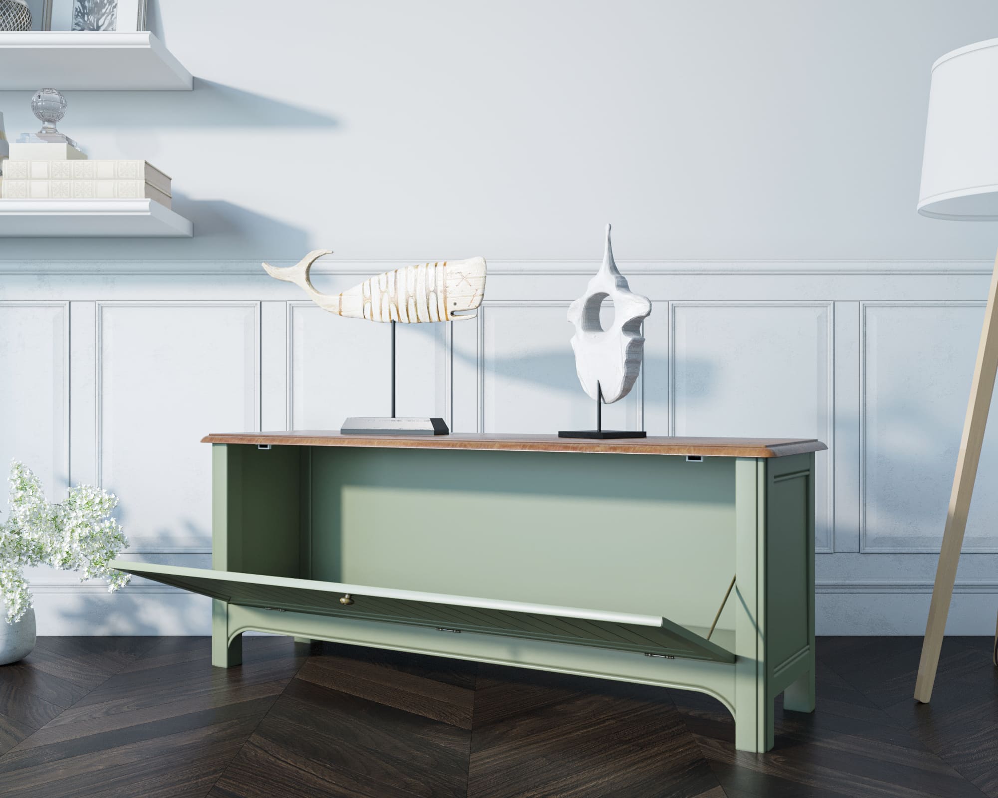 купить Лавка "Olivia"  из массива березы арт GA1003-2