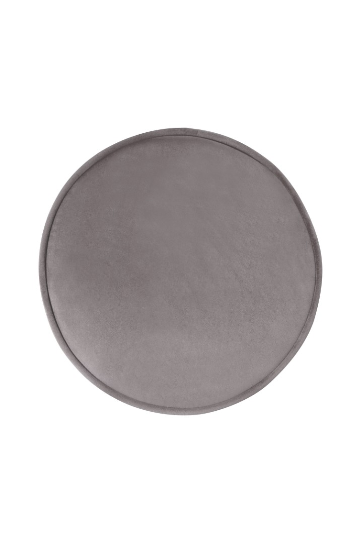 заказать Пуф Pearl Adorn Grey на черных ножках