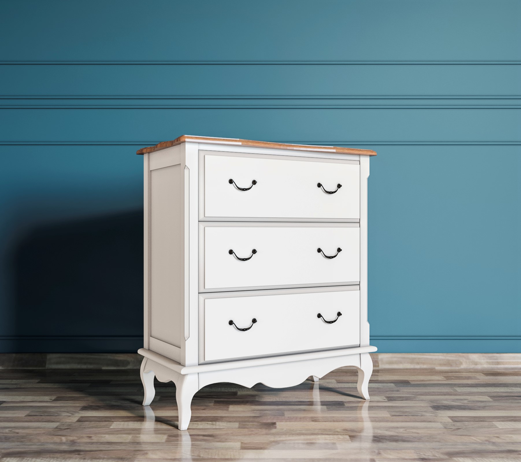 заказать Комод Leontina три ящика арт ST9356