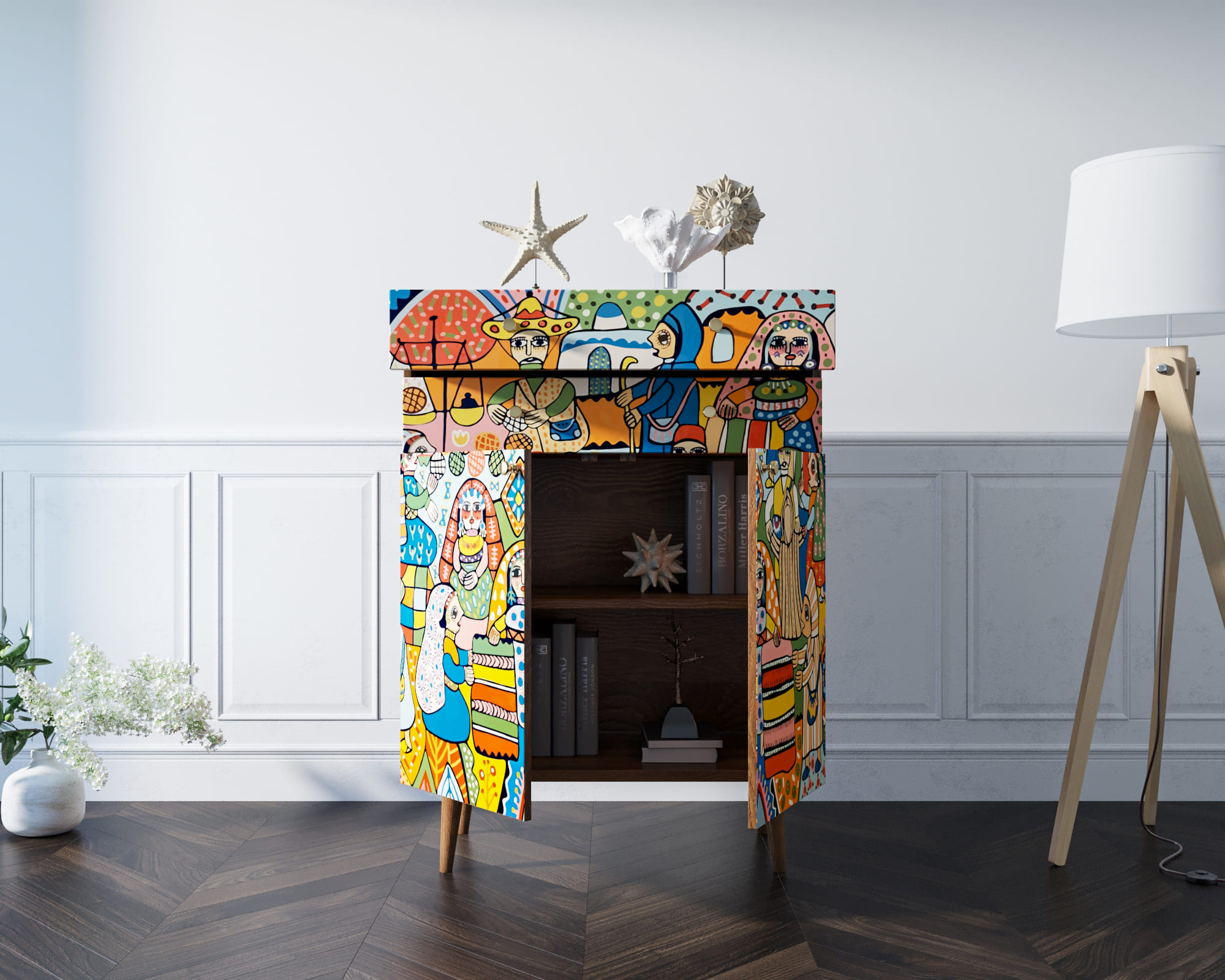 Комод "Berber" большой принт 1 арт BB12/Print_01 в интернет-магазине