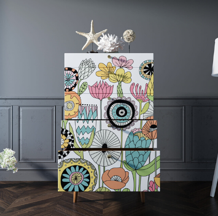 купить Комод высокий "Berber" арт BB10/Print_03 в Москве купить Комод высокий "Berber" арт BB10/Print_03