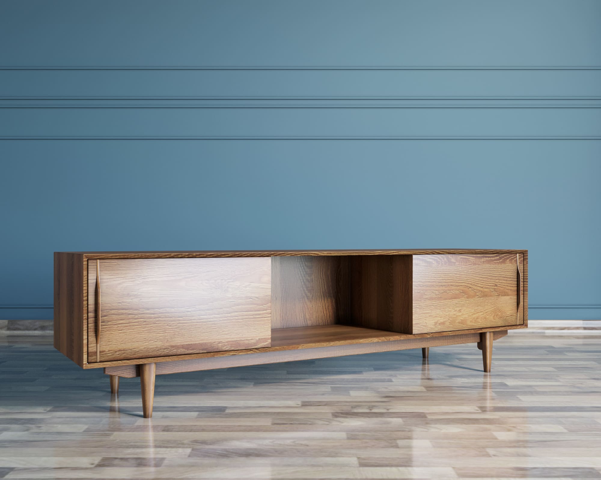 фото Консоль в Скандинавском стиле под TV "Bruni" арт BR-22