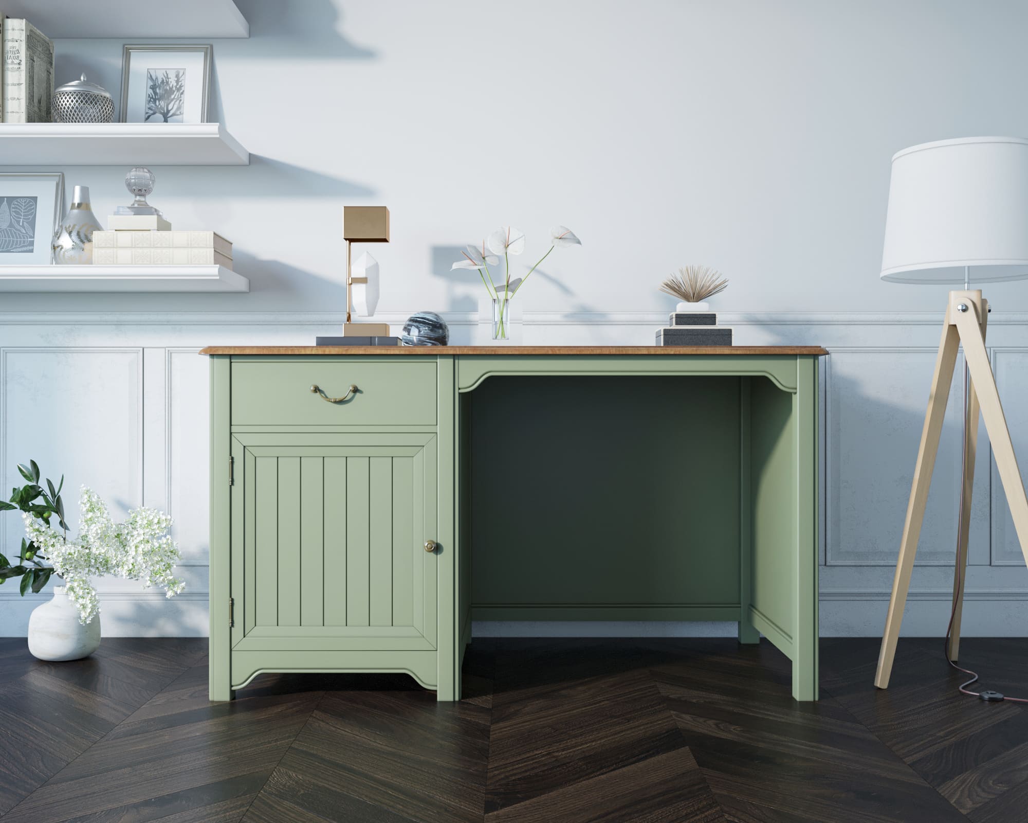 заказать Рабочий стол с дверкой "Olivia" арт GB3001