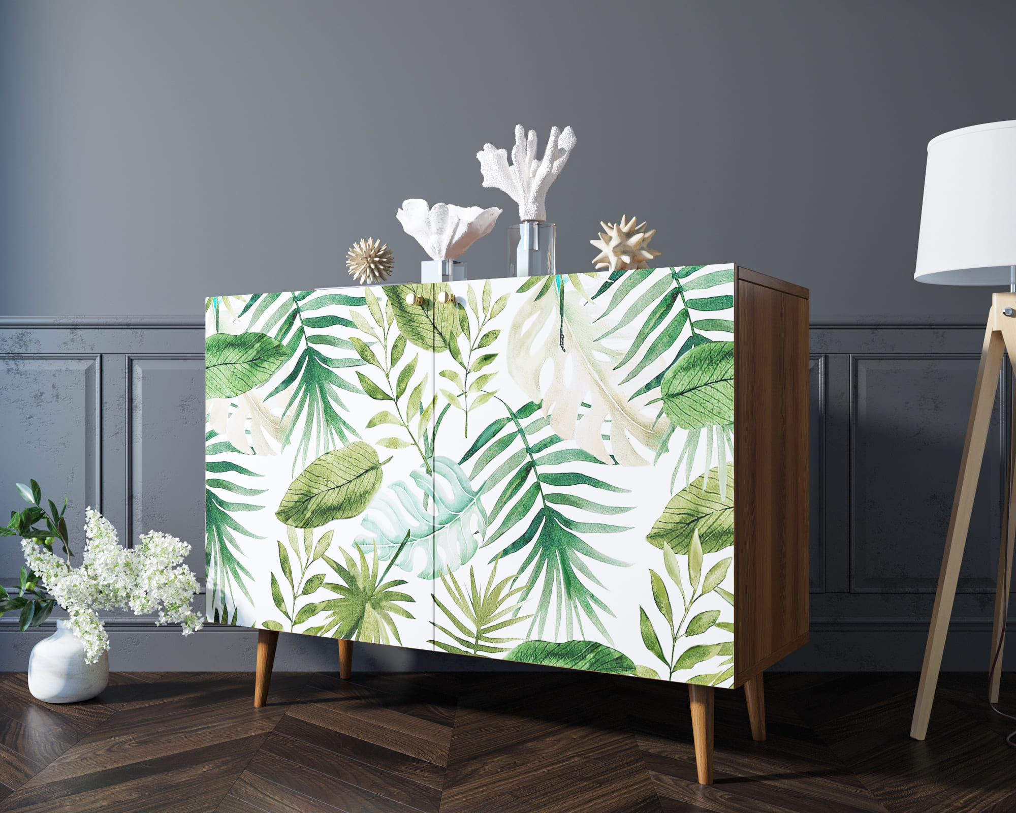 Комод "Berber" две дверки 4 принт арт BB04/Print_04 в интернет-магазине