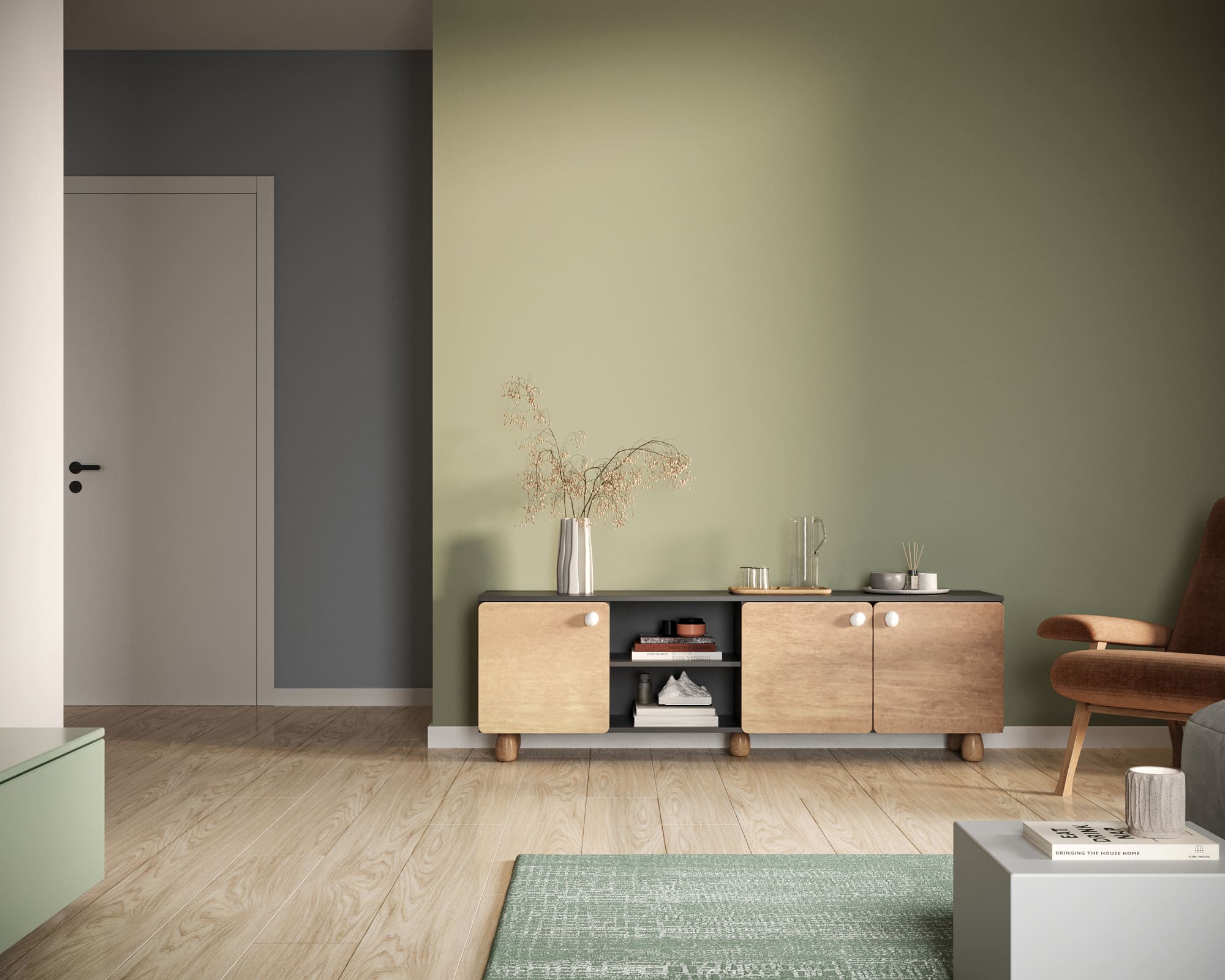 Комод низкий с тремя дверками "Split" SP05 в интернет-магазине