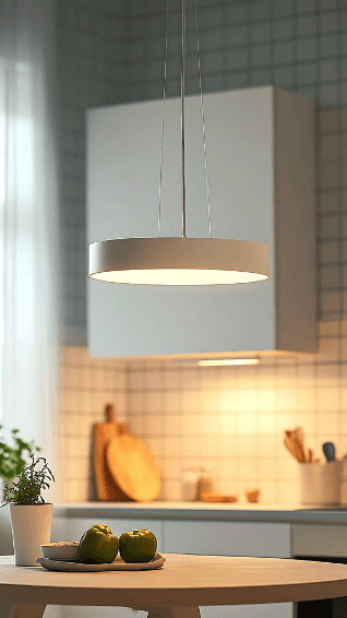 Как выбрать люстру для кухни и рассчитать количество светильников