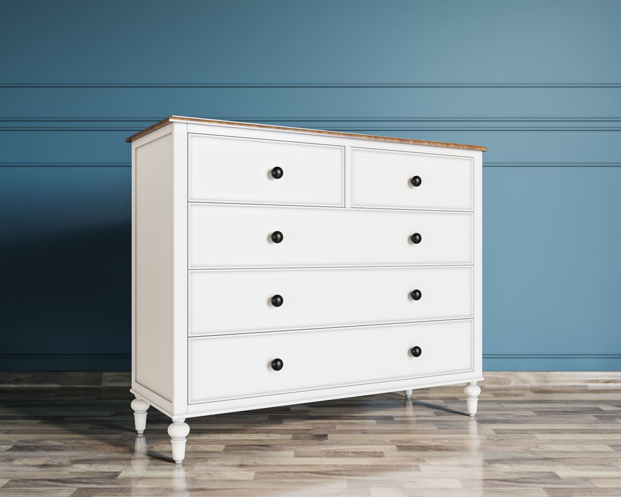 заказать Комод 5 ящиков "Odri" арт od2115