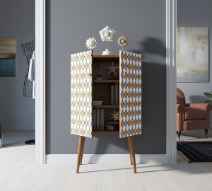 купить Комод на высоких ножках "Berber" 22 принт арт BB09/Print_22