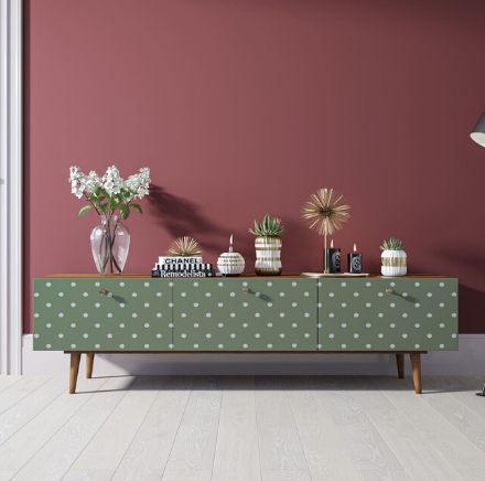 Комод "Berber" с ящиками низкий под TV принт 12 арт BB19/Print_12 в Москве Комод "Berber" с ящиками низкий под TV принт 12 арт BB19/Print_12