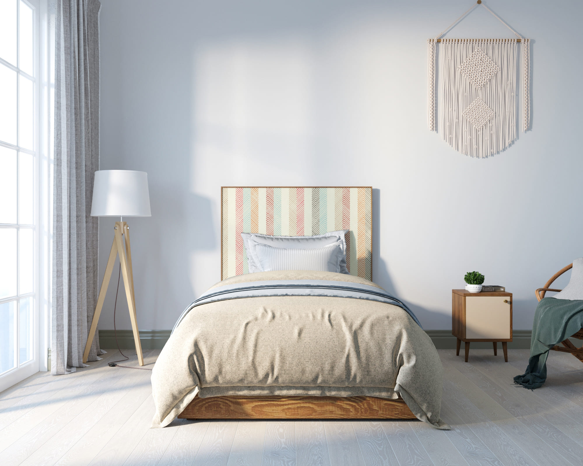 Кровать "Berber" 120х200 см принт 45 арт BB42/Print_45 в интернет-магазине