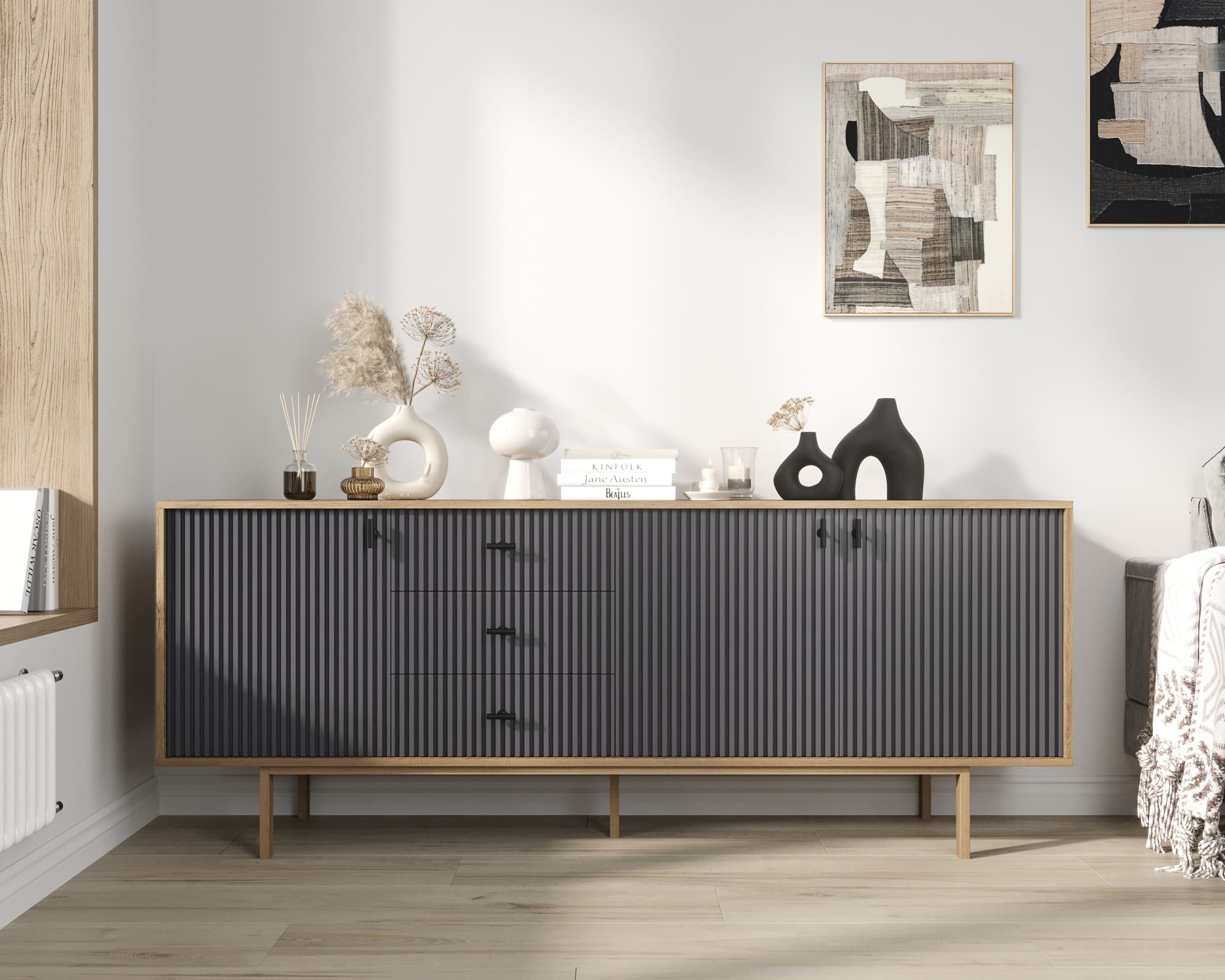 Комод с тремя дверками и тремя ящиками "Emerson" арт EM07/7024/L в интернет-магазине в Москве Комод с тремя дверками и тремя ящиками "Emerson" арт EM07/7024/L в интернет-магазине