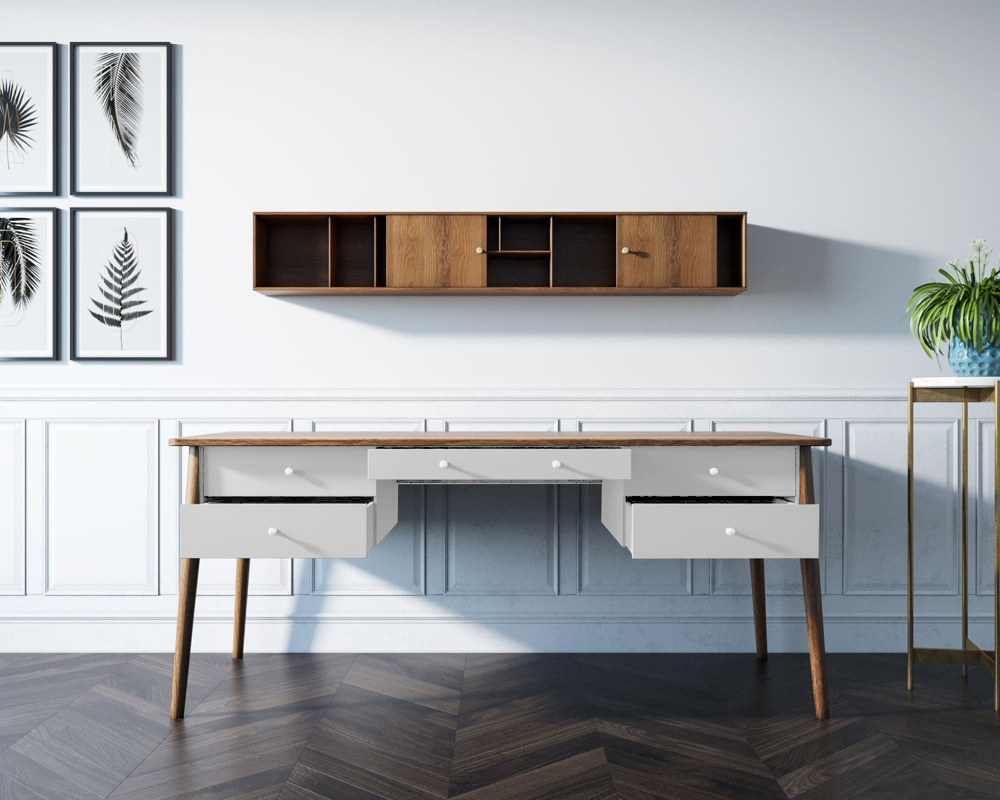 заказать Рабочий стол "Andersen" арт AN11WH в Москве заказать Рабочий стол "Andersen" арт AN11WH