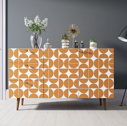 купить Комод "Berber" с двумя дверками и ящиками принт 14 арт BB17/Print_14