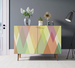 Комод "Berber" две дверки 16 принт арт BB04/Print_16