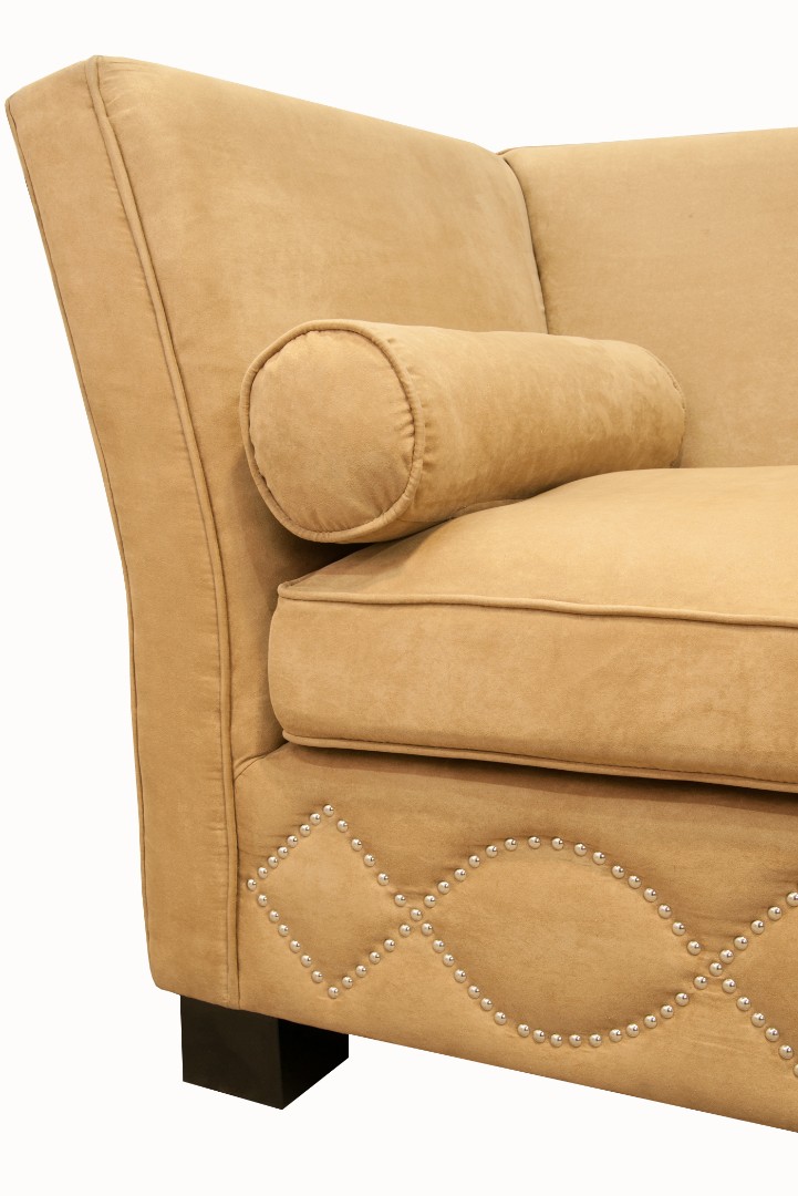 заказать Прямой диван 3 места арт-деко Volte коричневый