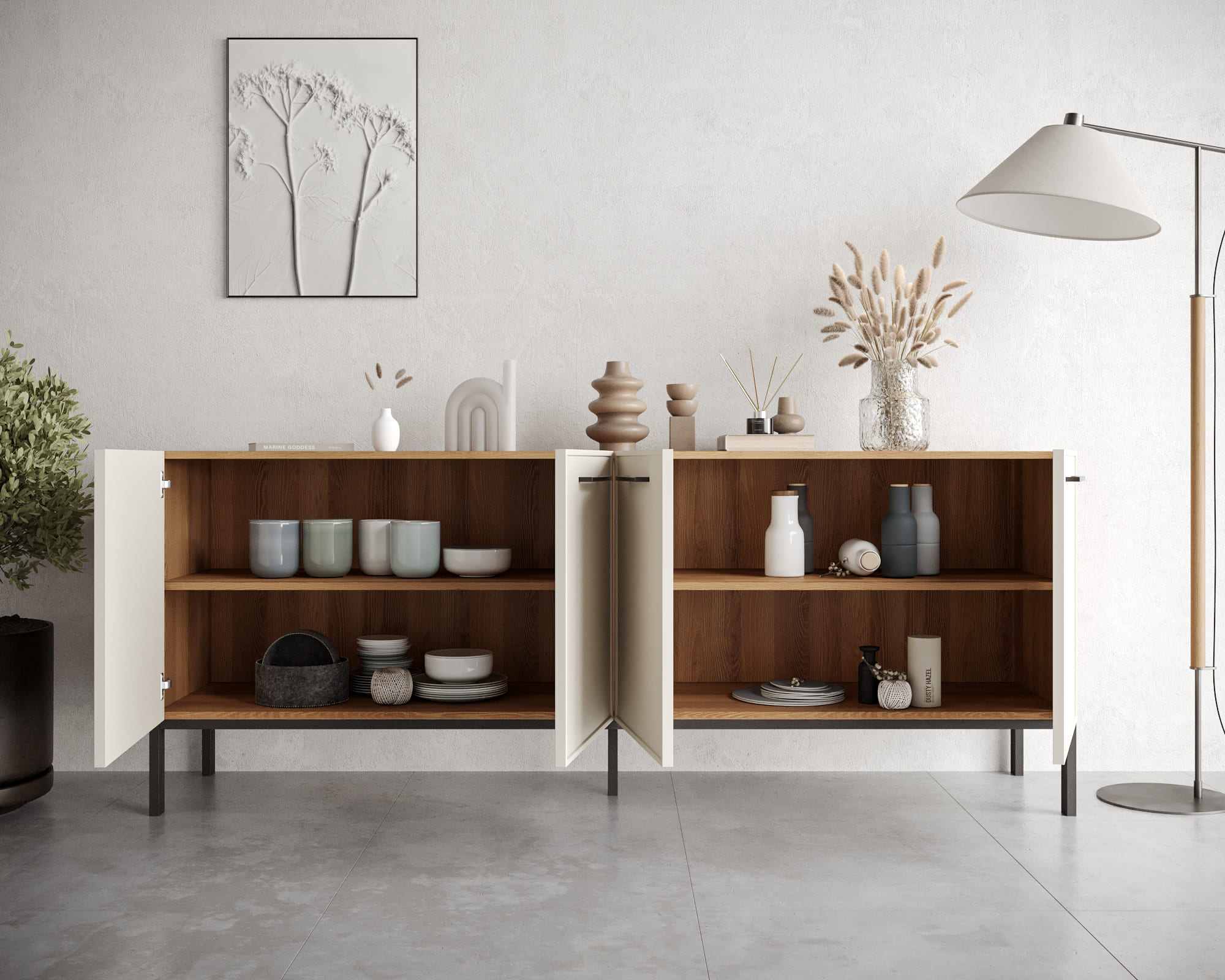 купить Комод с четырьмя дверками "Nicole" арт NEM01 в Москве купить Комод с четырьмя дверками "Nicole" арт NEM01