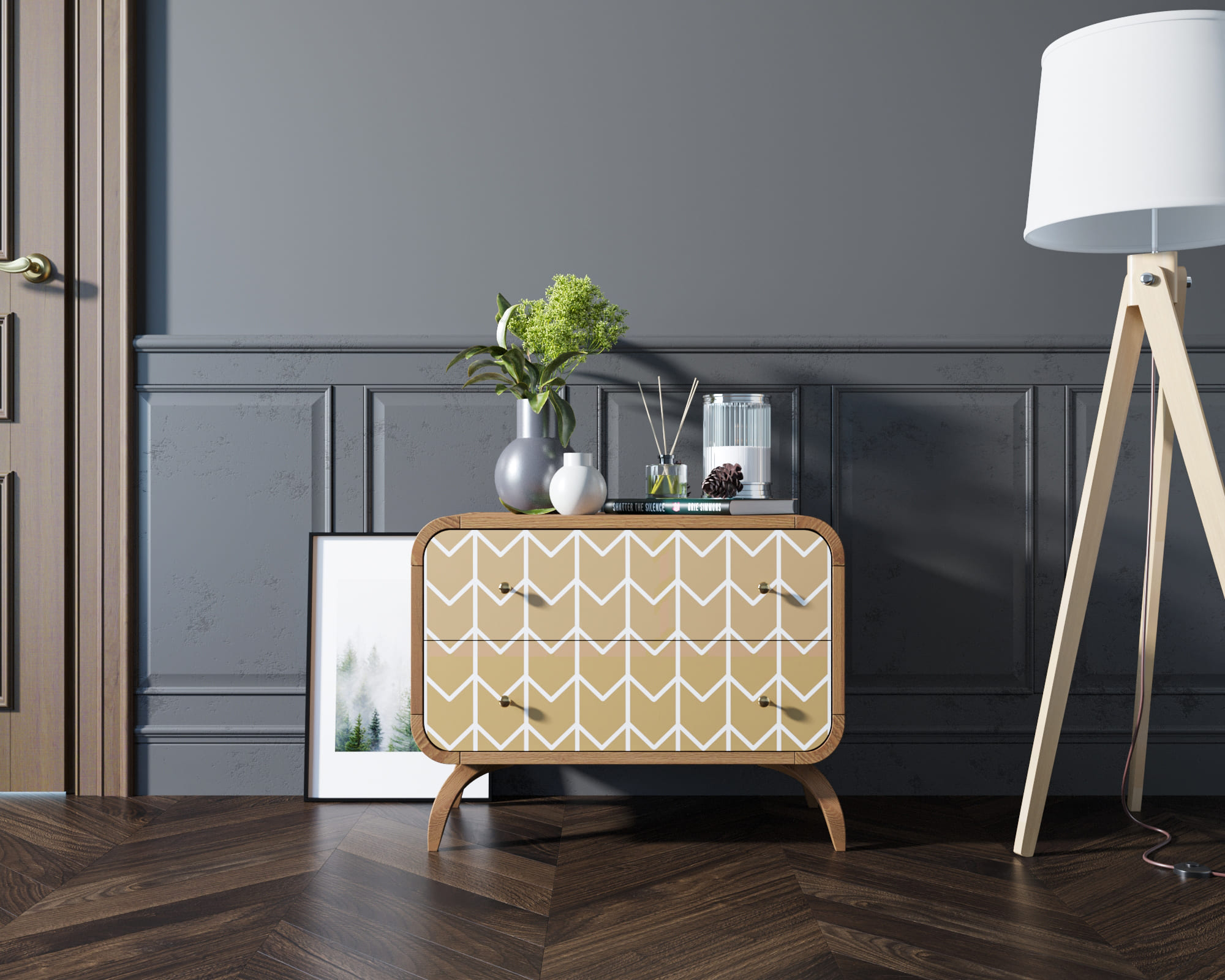 Комод "Ellipse Print" с двумя ящиками принт 1 арт EL02/print_1 в интернет-магазине в Москве Комод "Ellipse Print" с двумя ящиками принт 1 арт EL02/print_1 в интернет-магазине