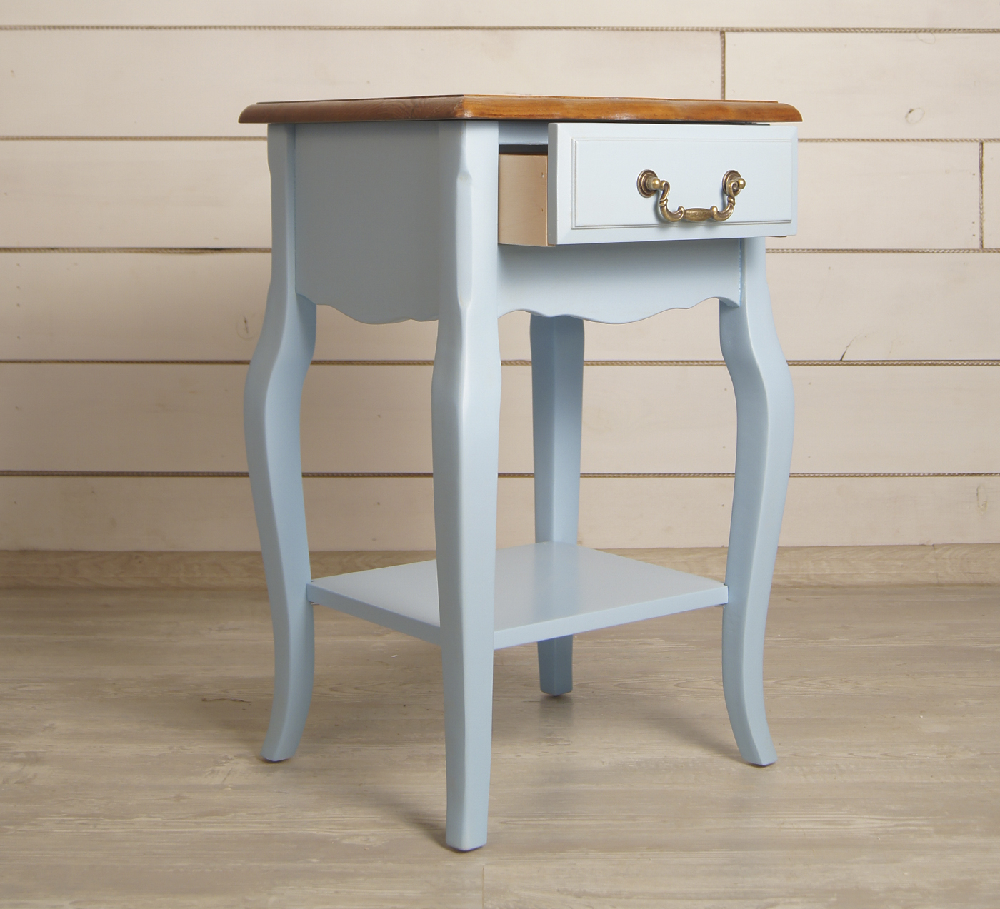 заказать Прикроватная тумба "Leontina Blue" с одним ящиком арт ST9302SB