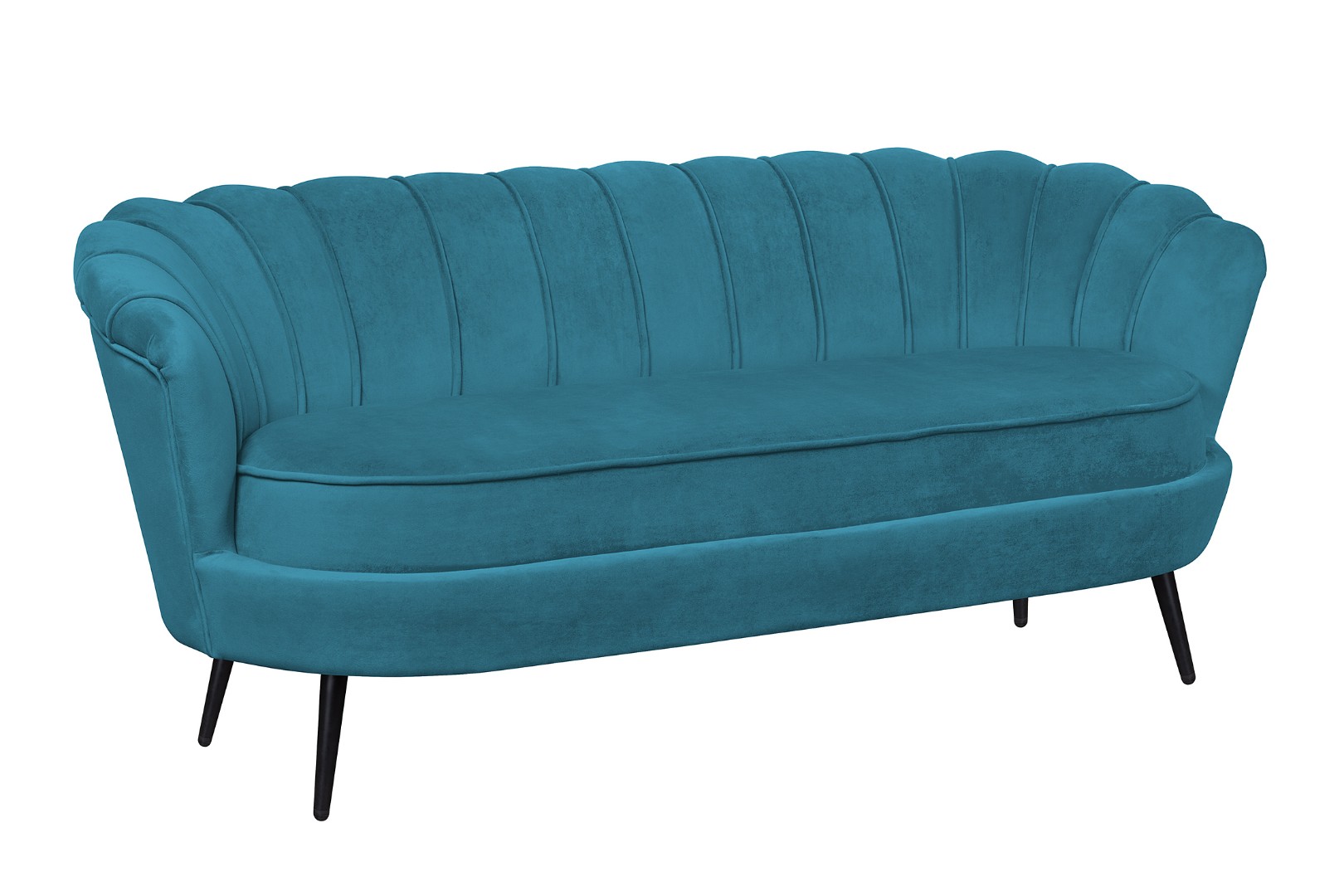 купить Диван для гостиниц Pearl Triple Marine Velvet на черных ножках в Москве купить Диван для гостиниц Pearl Triple Marine Velvet на черных ножках