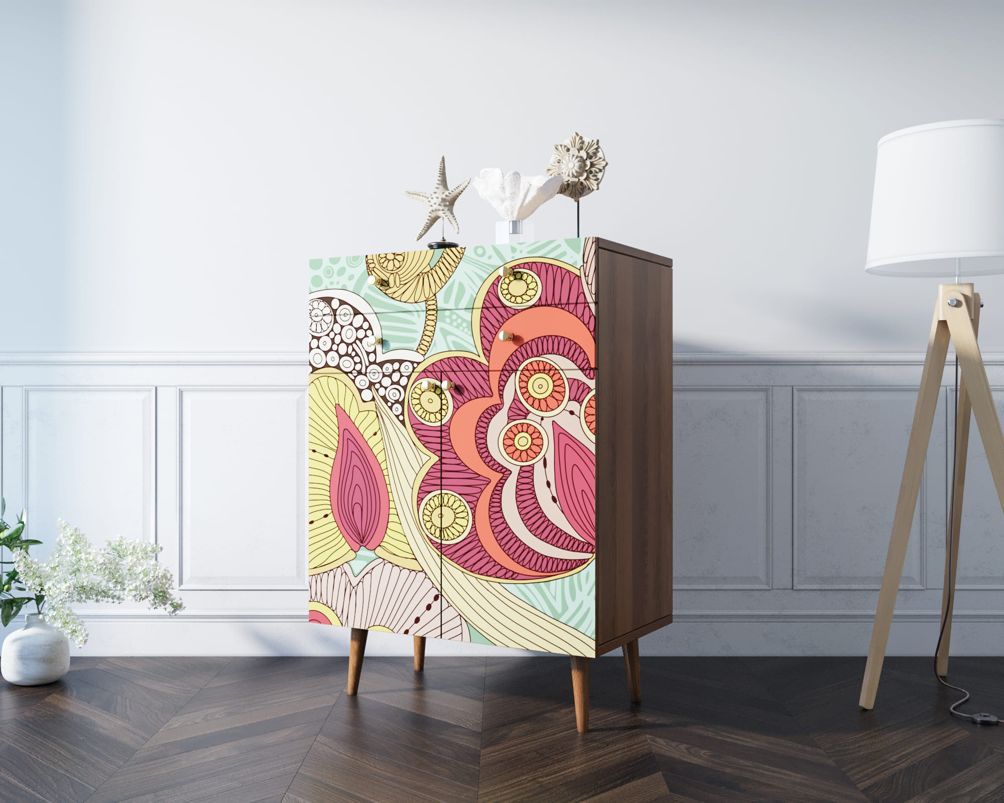 Комод "Berber" большой принт 6 арт BB12/Print_06 в интернет-магазине