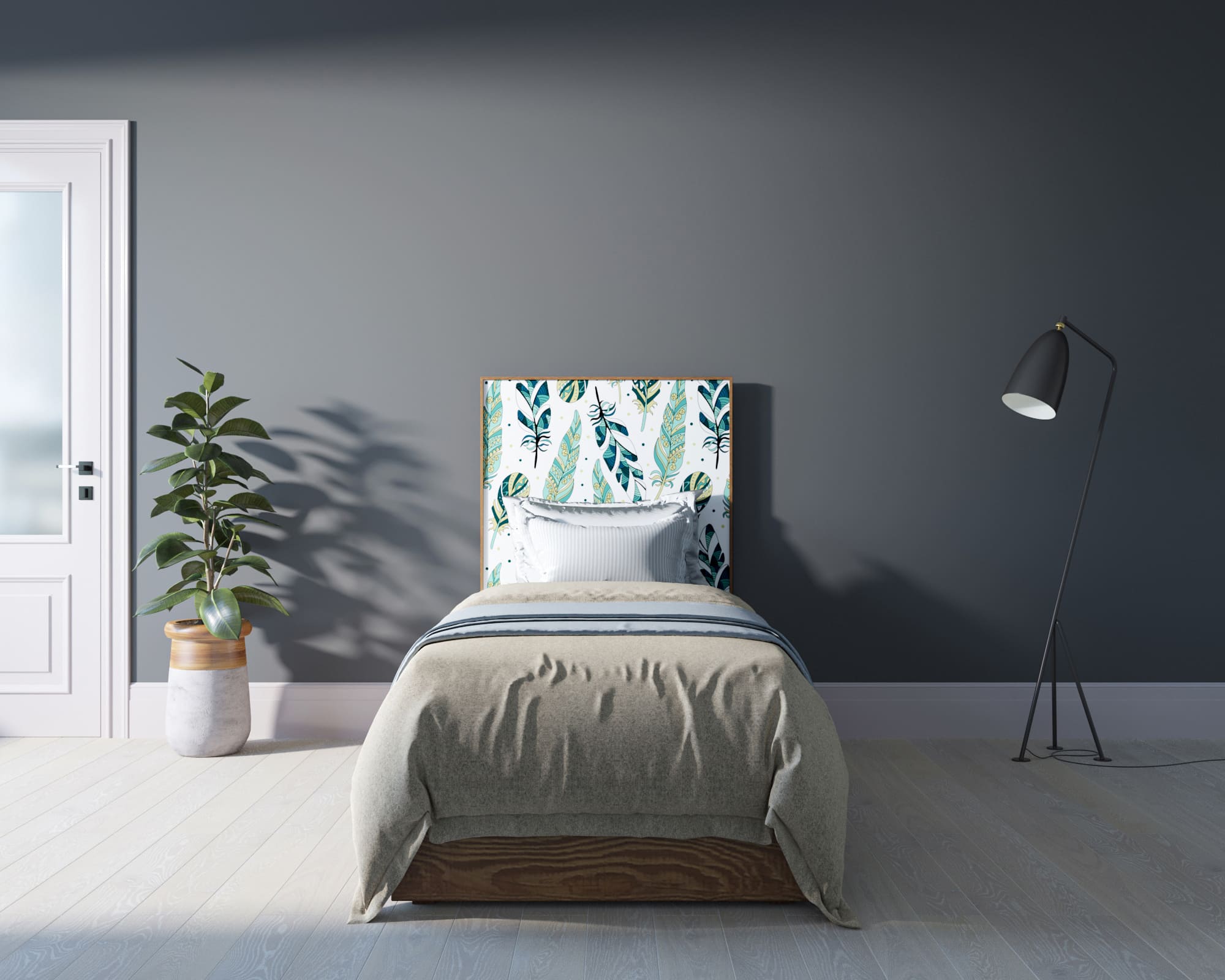 Кровать "Berber" 90х200 см принт 44 арт BB43/Print_44 в интернет-магазине в Москве Кровать "Berber" 90х200 см принт 44 арт BB43/Print_44 в интернет-магазине