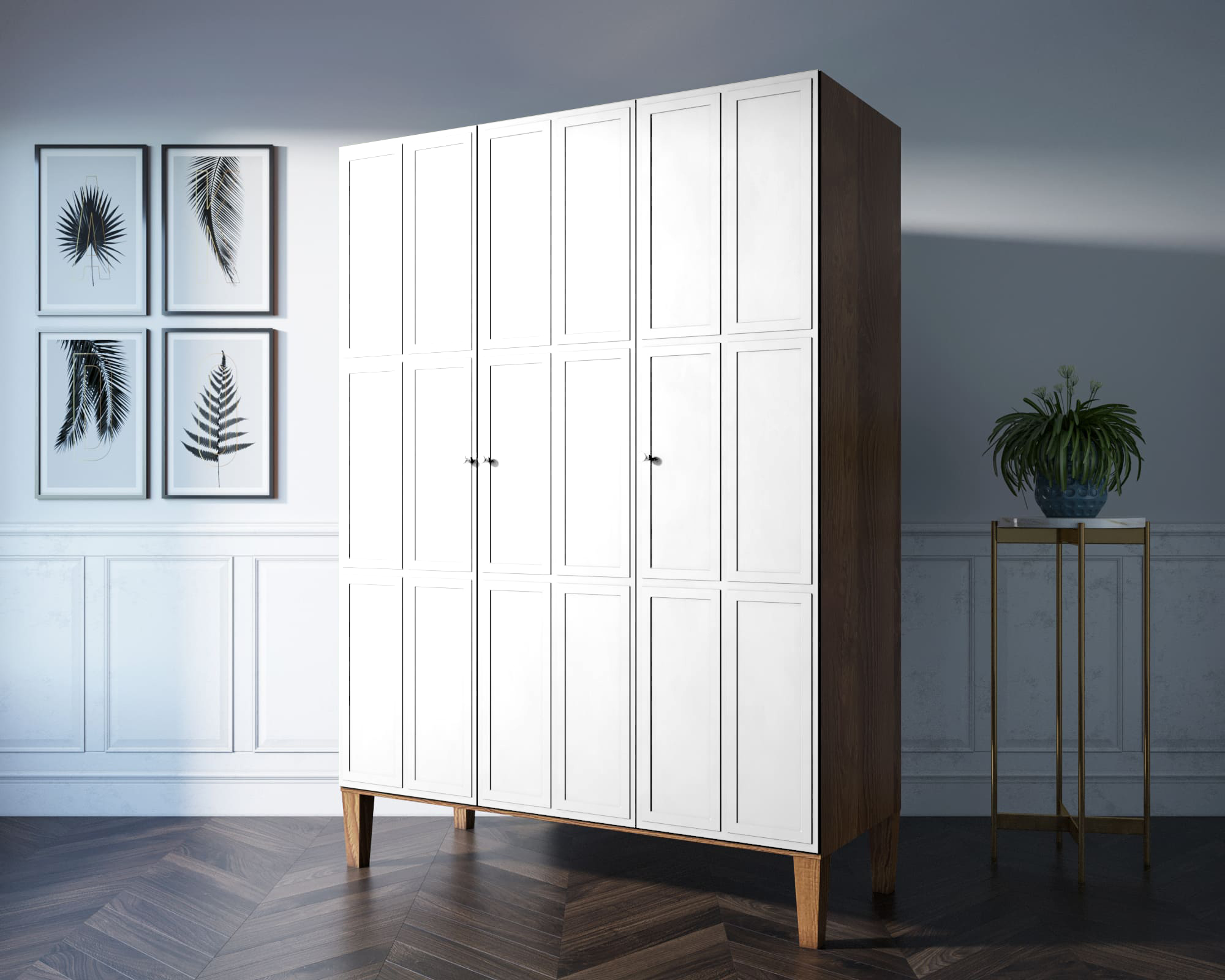 заказать Шкаф "Andersen" трехстворчатый арт AN08WH