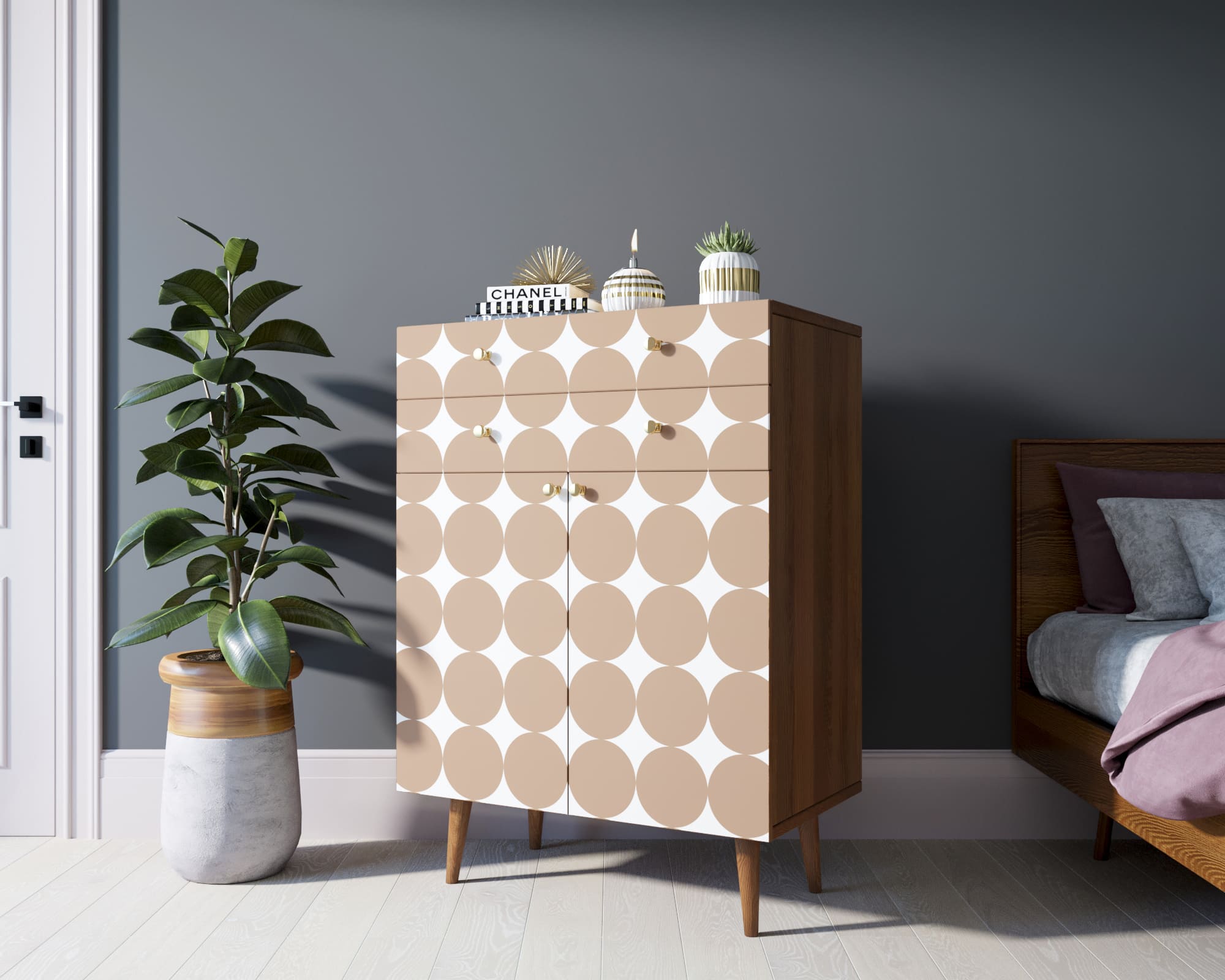 фото Комод "Berber" большой принт 17 арт BB12/Print_17