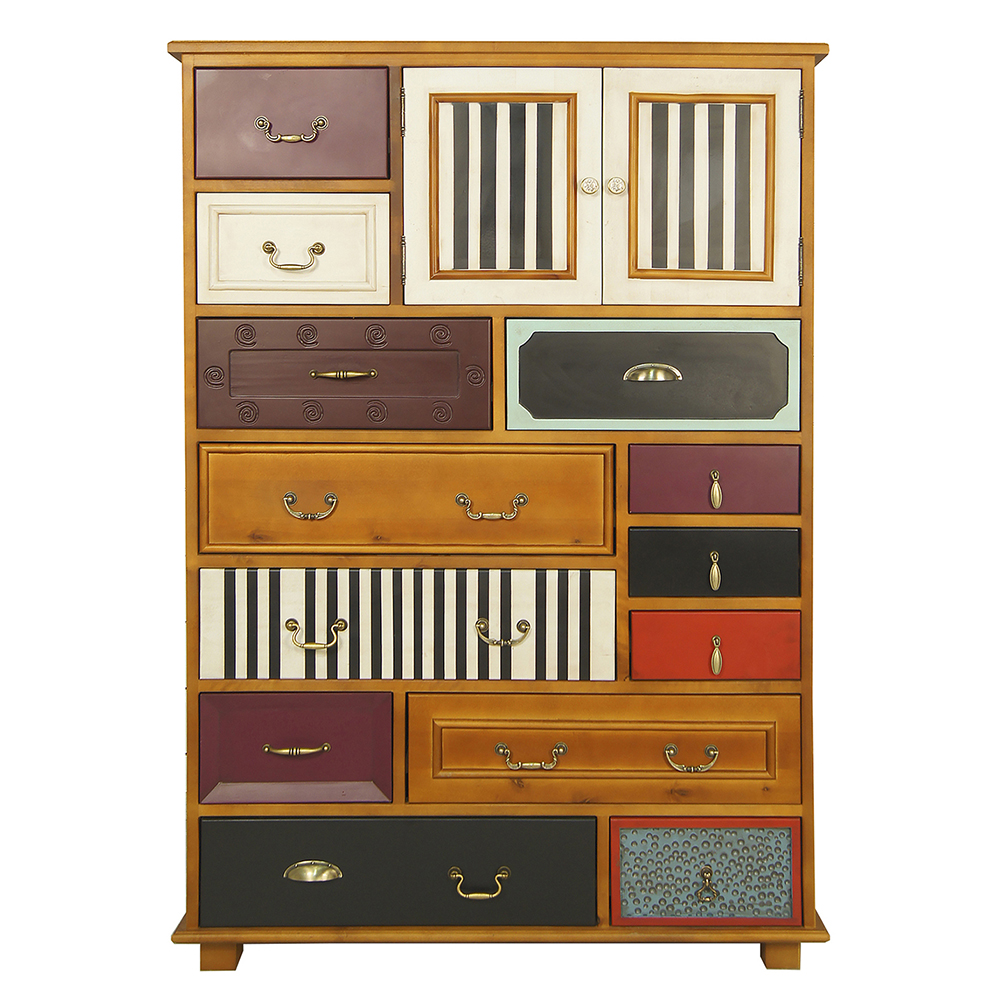 Комод «Gouache Birch» вертикальный арт M10535ETG/1 на заказ в интернет-магазине