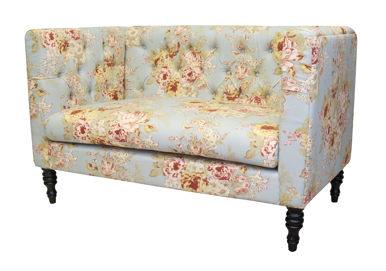 купить Прямой двухместный диван Rose желтый в Москве купить Прямой двухместный диван Rose желтый