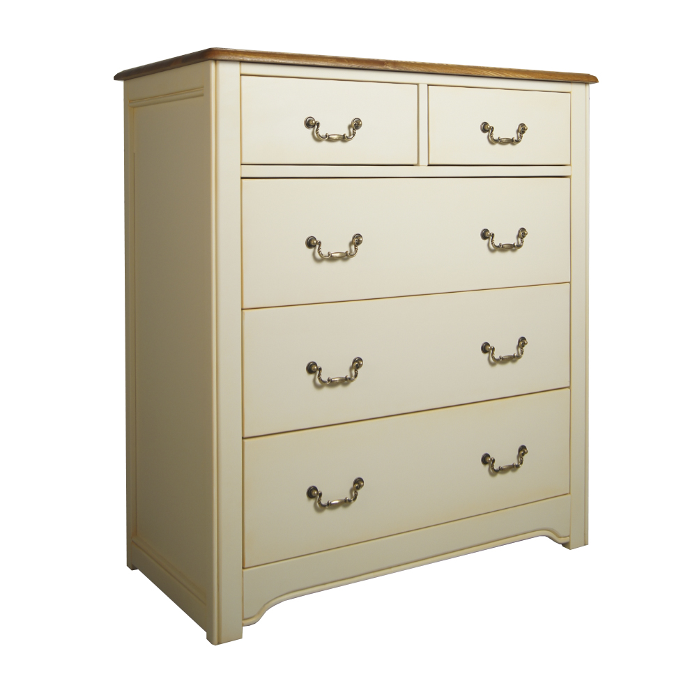 Бежевый комод "Olivia" на пять ящиков арт GA2005C на заказ