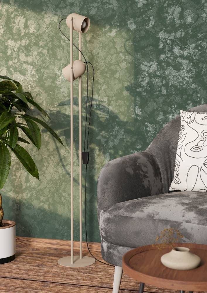 купить 44166 Торшер TILSTON, 2X8W(E14), сталь, песочный в Москве купить 44166 Торшер TILSTON, 2X8W(E14), сталь, песочный