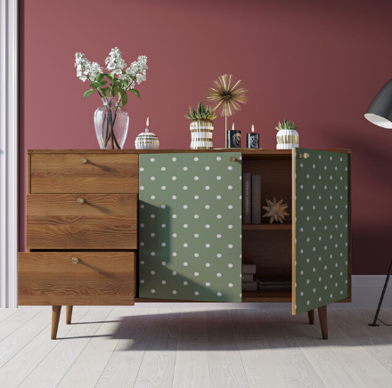 купить Комод "Berber" с двумя дверками и ящиками 12 принт арт BB05/Print_12