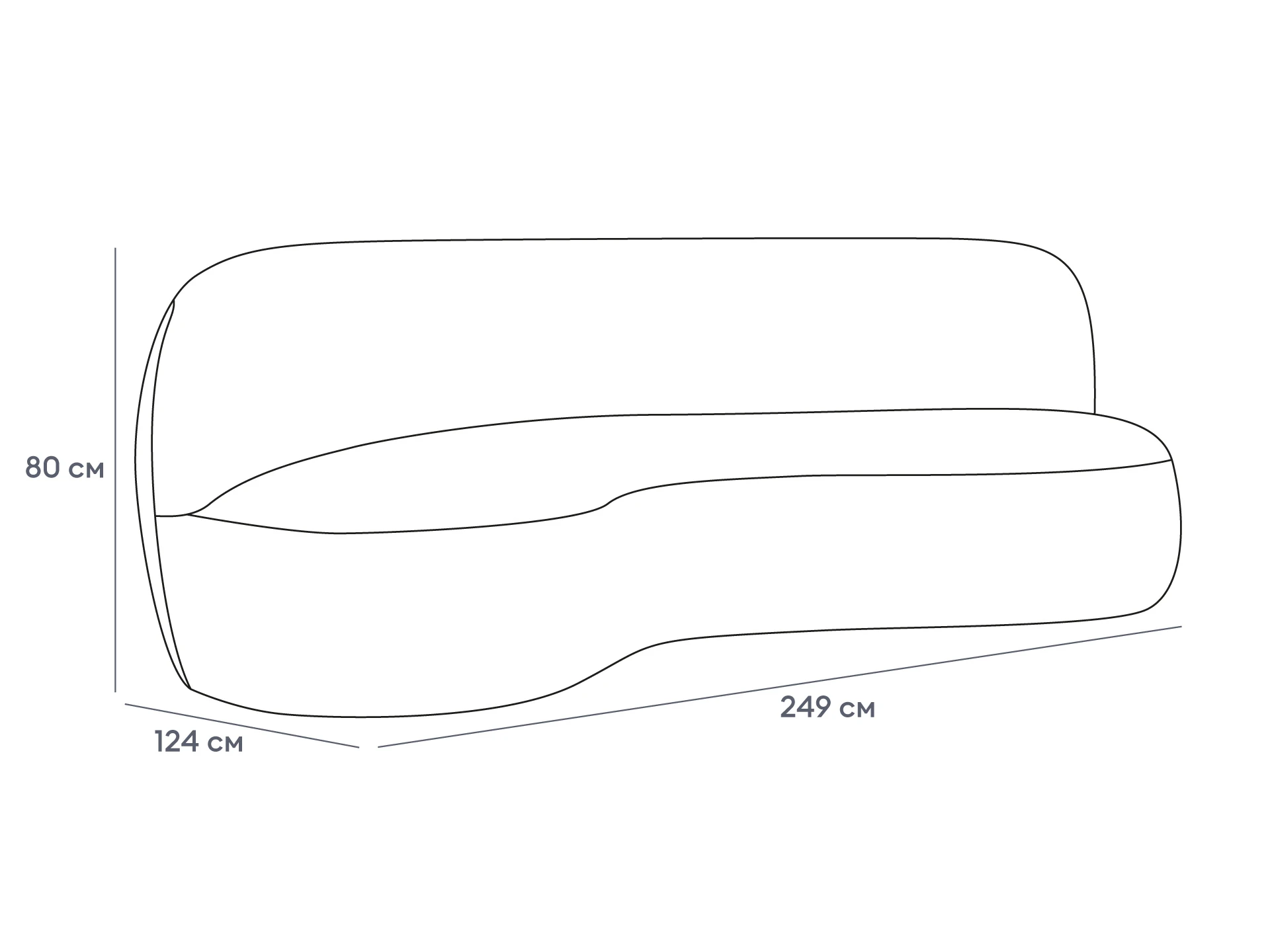 фото Диван Patti 2400 в интерьере в Москве фото Диван Patti 2400 в интерьере