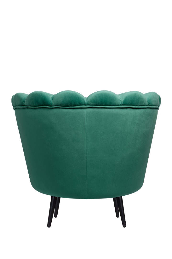 Низкое кресло ракушка Pearl Green V2 на черных ножках в интернет-магазине в Москве Низкое кресло ракушка Pearl Green V2 на черных ножках в интернет-магазине