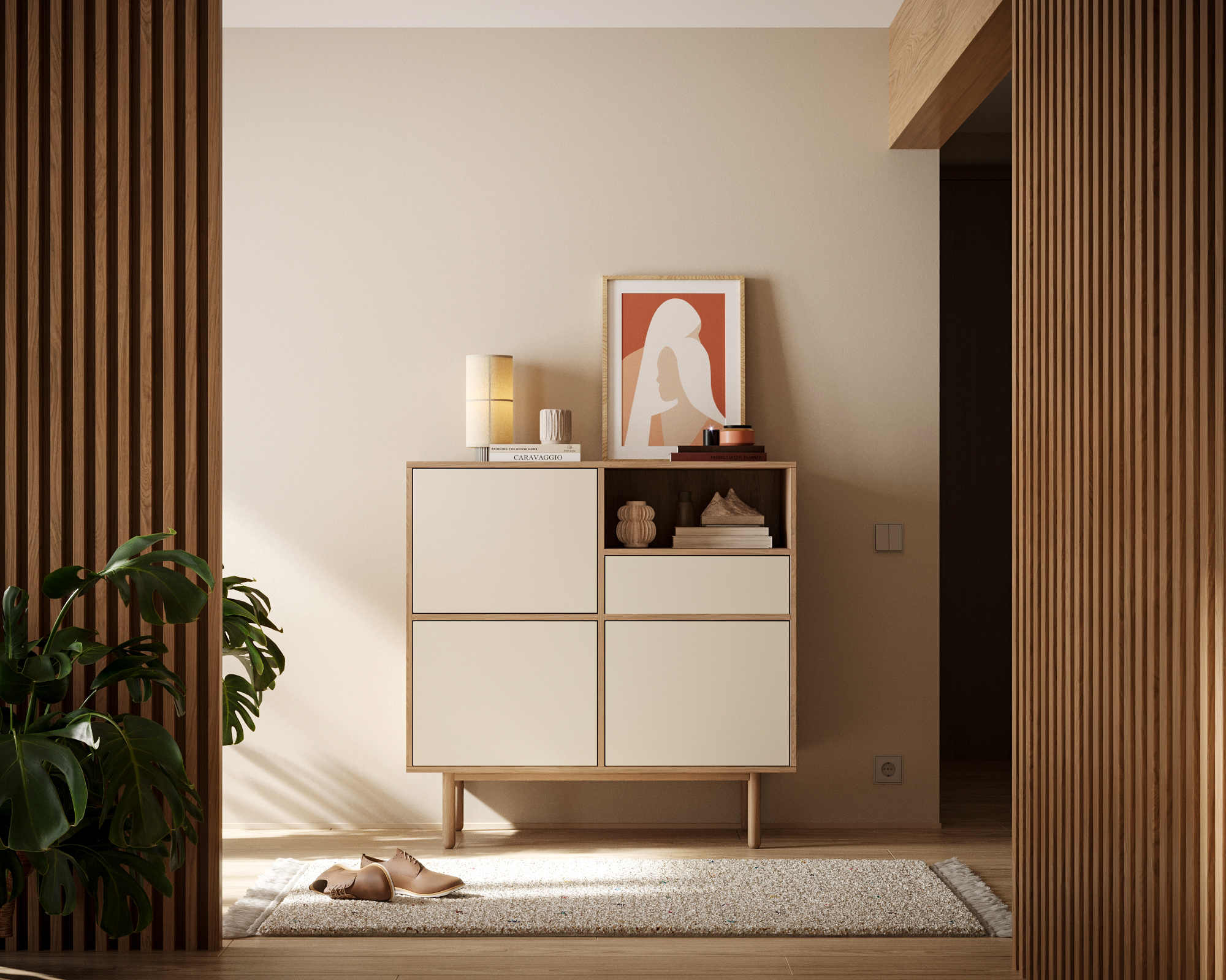 Комод с тремя дверками и ящиком "Alice" арт ALC04 в интернет-магазине