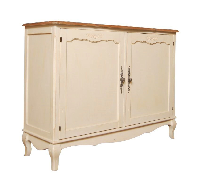 купить Комод "Leontina" бежевый с дверками арт ST9326