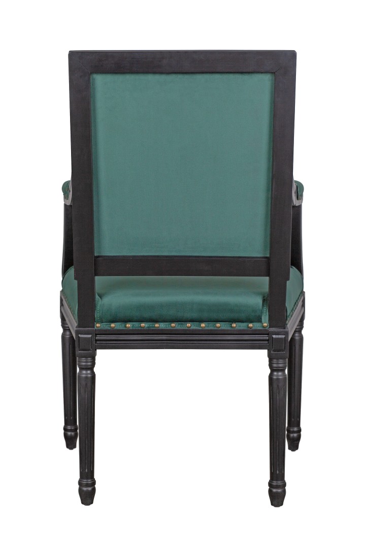 Мягкий стул с подлокотниками Runako Green в интернет-магазине в Москве Мягкий стул с подлокотниками Runako Green в интернет-магазине