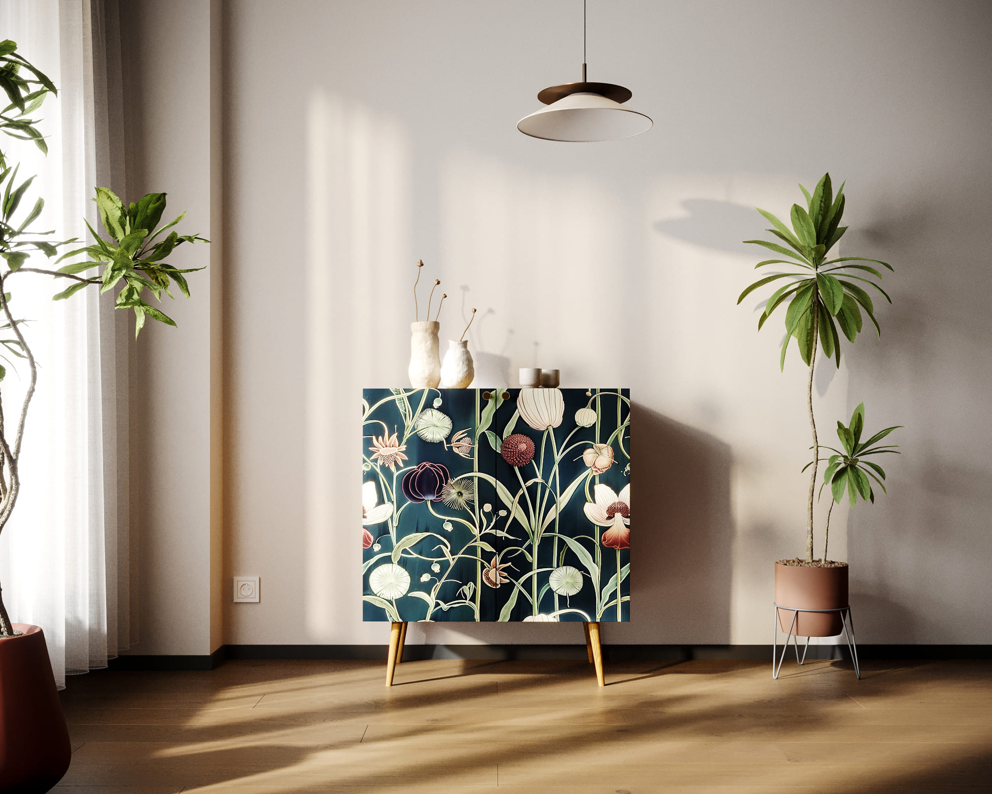 Комод "Berber" две дверки малый арт BB38/Print_54 в интернет-магазине