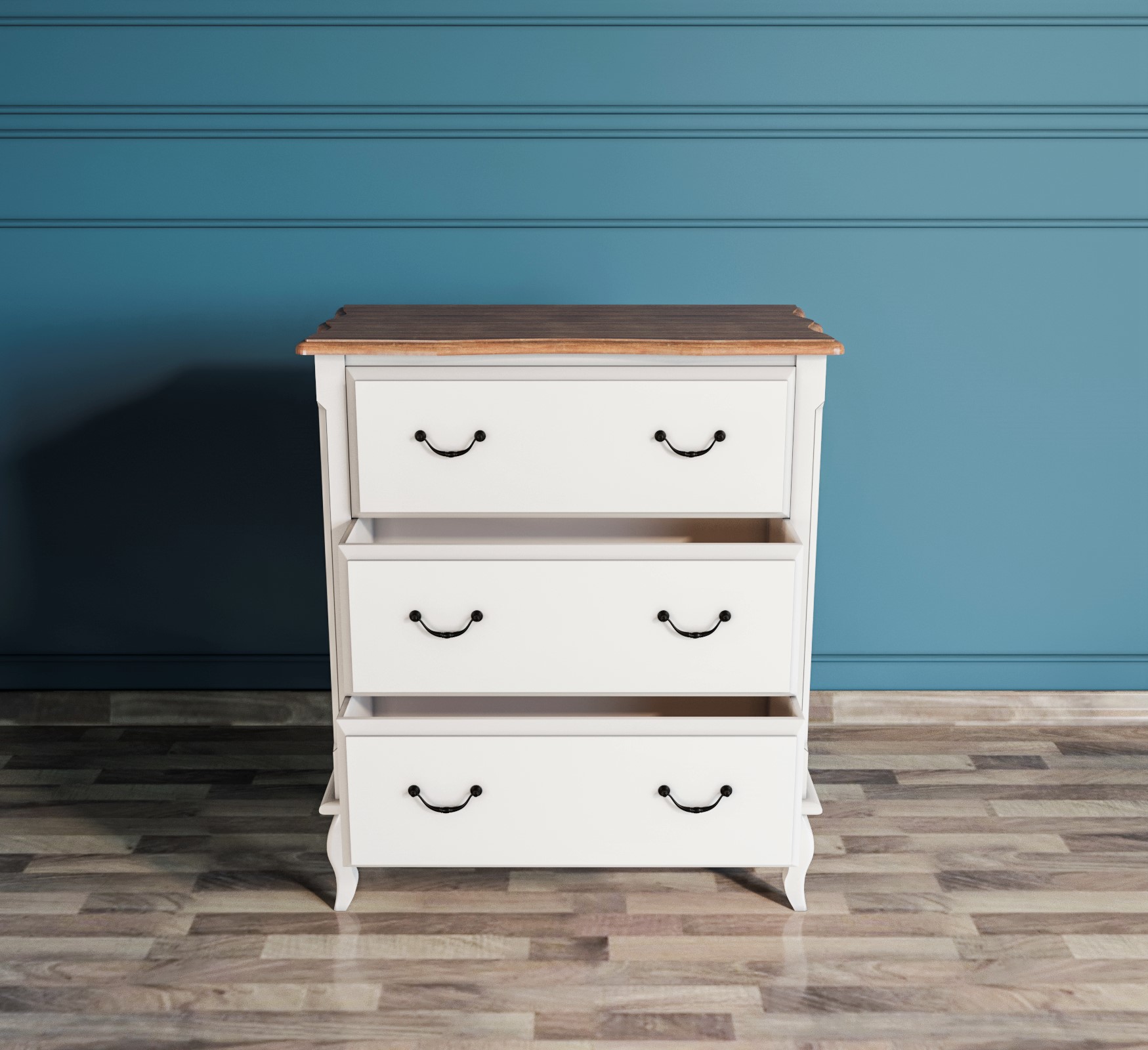 купить Комод Leontina три ящика арт ST9356